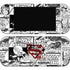 DC Comics Superman Comic Pattern Logo in Red Nintendo Switch Lite Skin